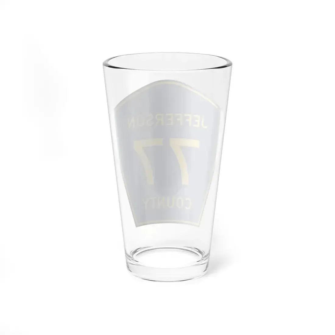 Jefferson County Route 77 AL (Alabama) (Road Sign) Pint Glss 16oz - Go Mug Yourself
