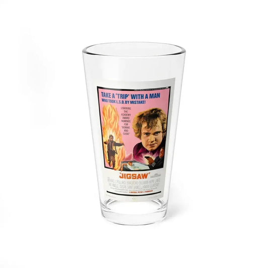 JIGSAW 1968 Movie Poster - Pint Glass 16oz 16oz - Go Mug Yourself