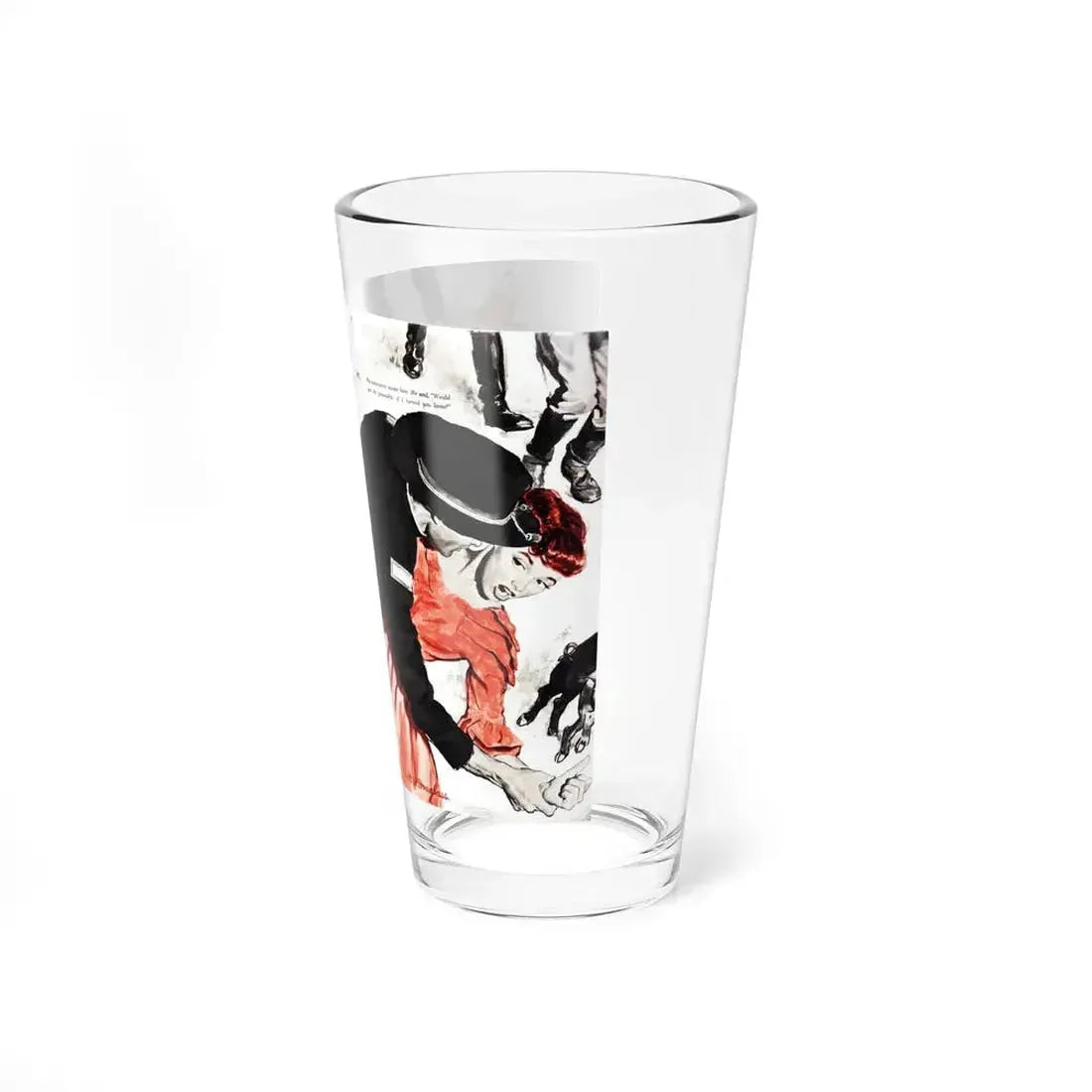Jill Gabriel's Horn, Woman's Day, March 1949 - Pint Glass 16oz - Go Mug Yourself