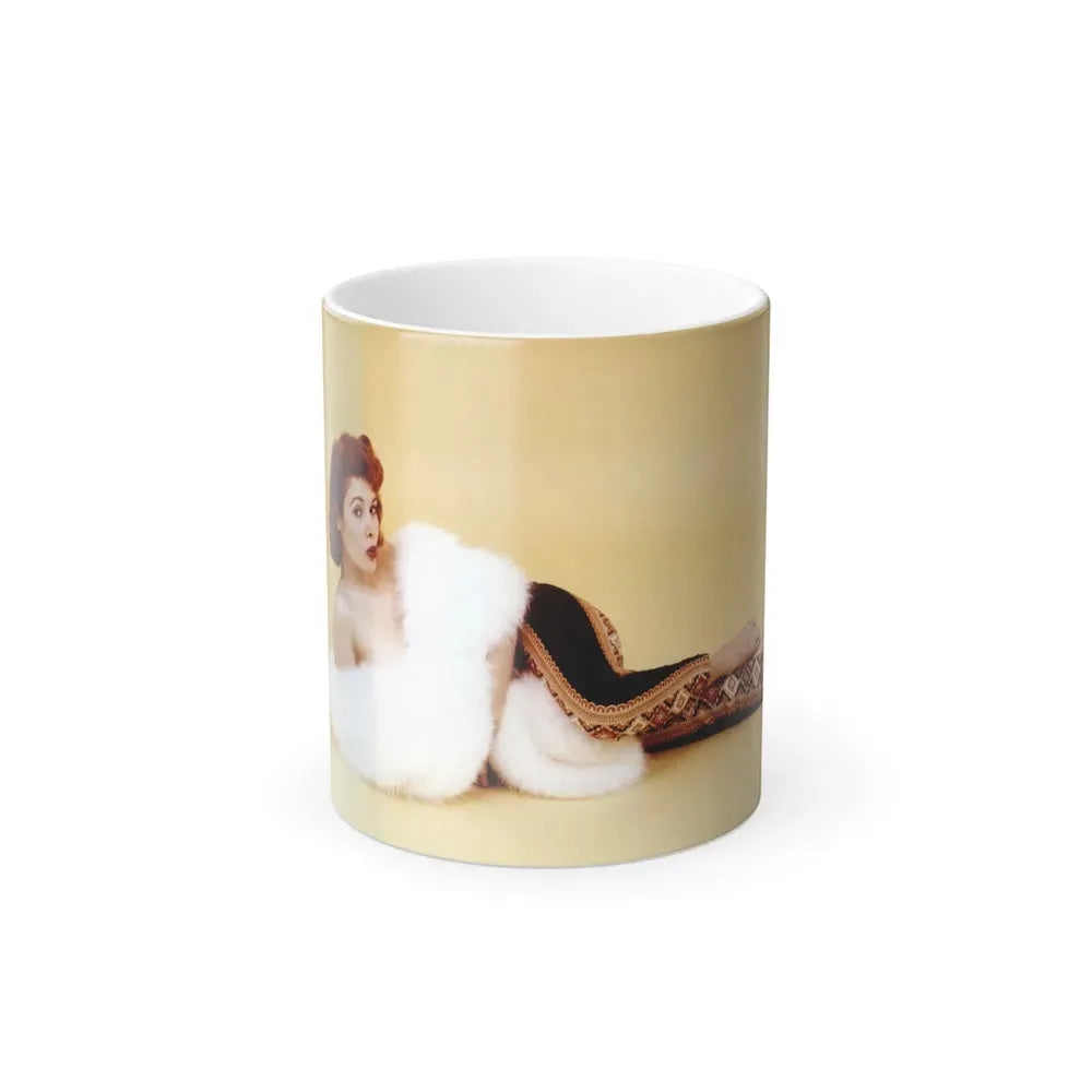 Jill St. John #179 (Vintage Female Icon) Color Changing Coffee Mug 11oz - Go Mug Yourself
