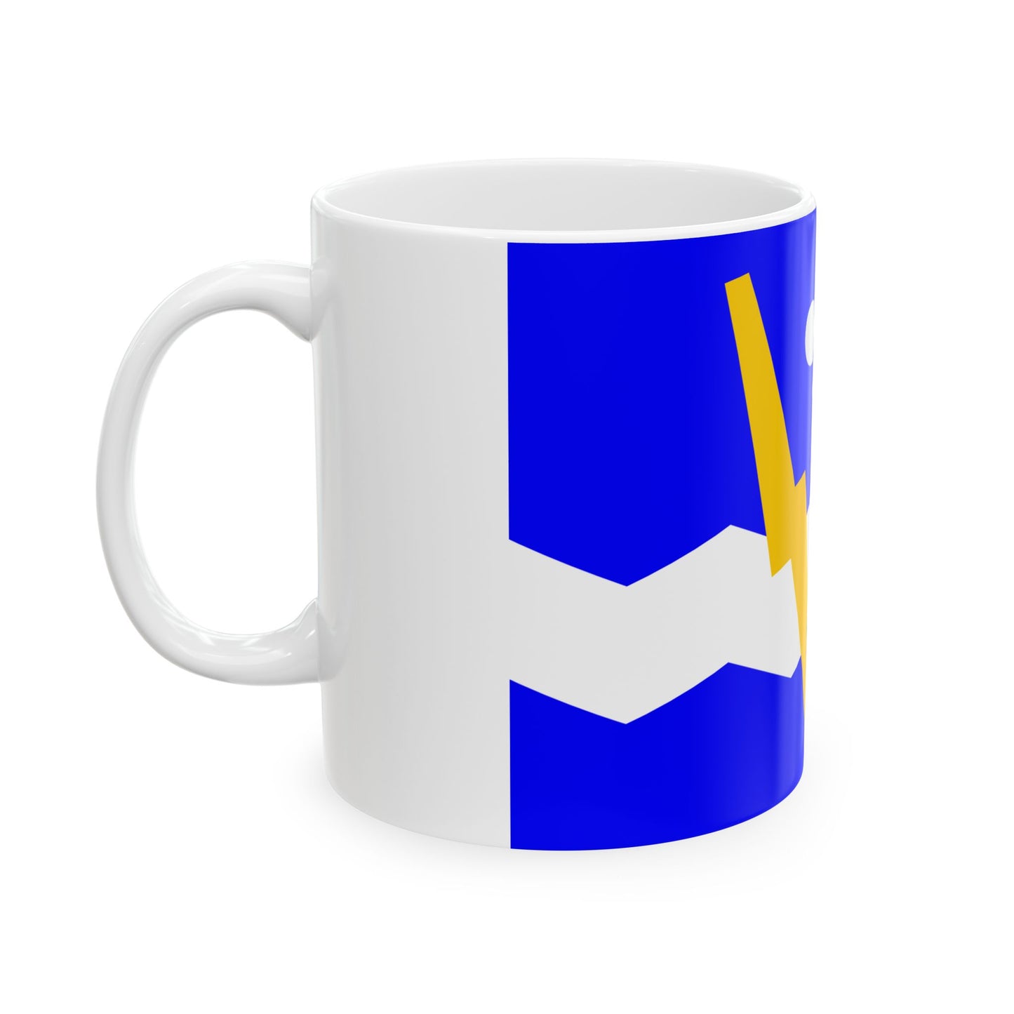 JJ Flag of Shawinigan (Canada) White Coffee Mug-Go Mug Yourself
