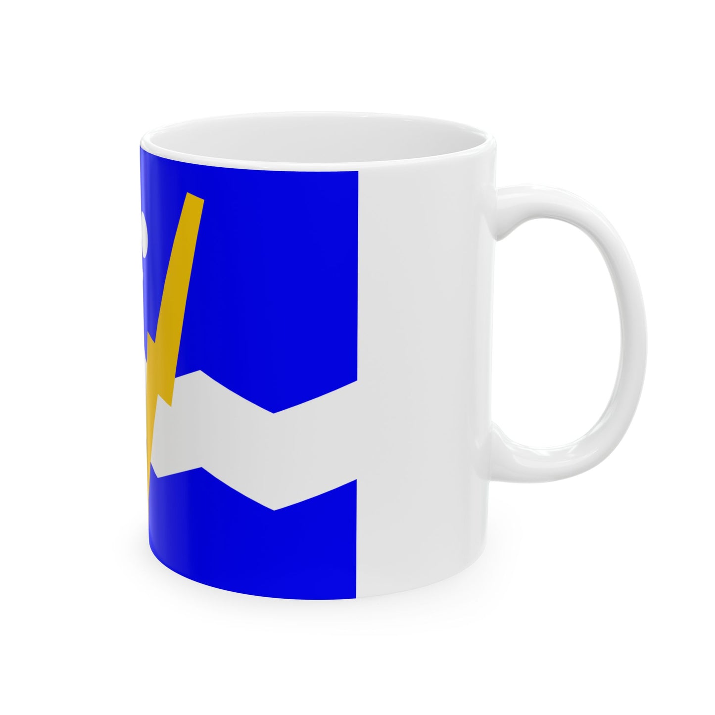JJ Flag of Shawinigan (Canada) White Coffee Mug-Go Mug Yourself