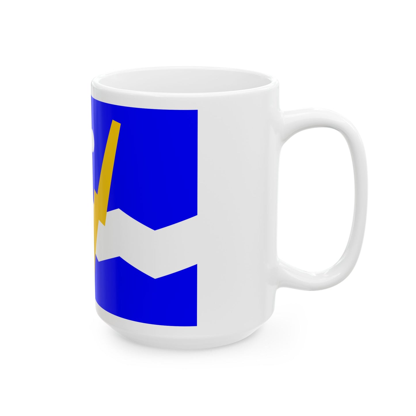 JJ Flag of Shawinigan (Canada) White Coffee Mug-Go Mug Yourself