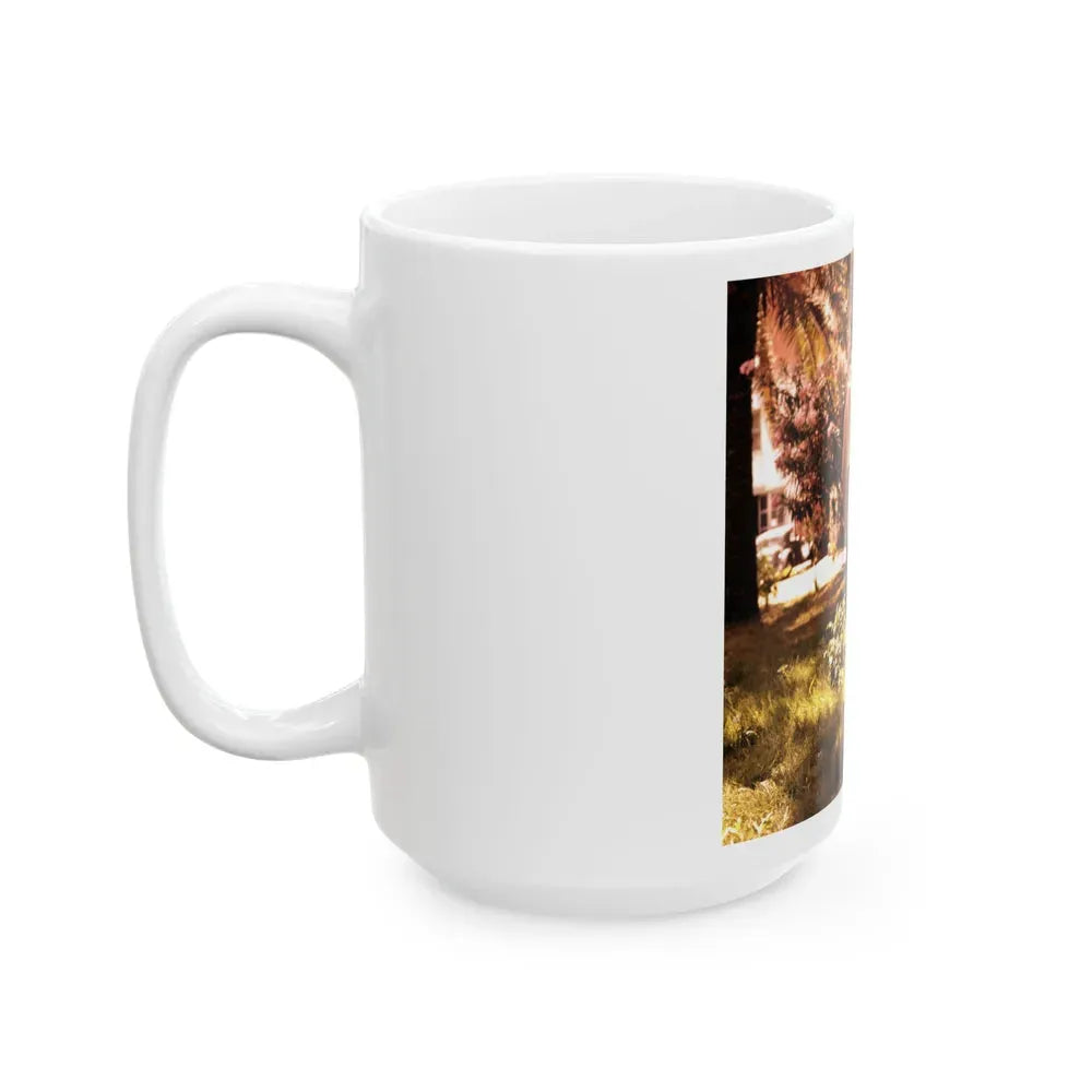 Joan Collins #01 (Vintage Female Icon) White Coffee Mug - Go Mug Yourself