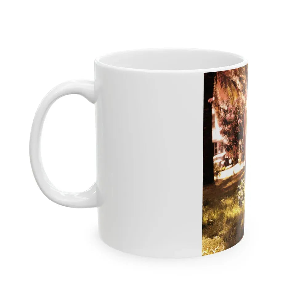Joan Collins #01 (Vintage Female Icon) White Coffee Mug - Go Mug Yourself