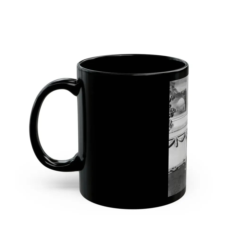 Joan Collins #07 (Vintage Female Icon) Black Coffee Mug - Go Mug Yourself