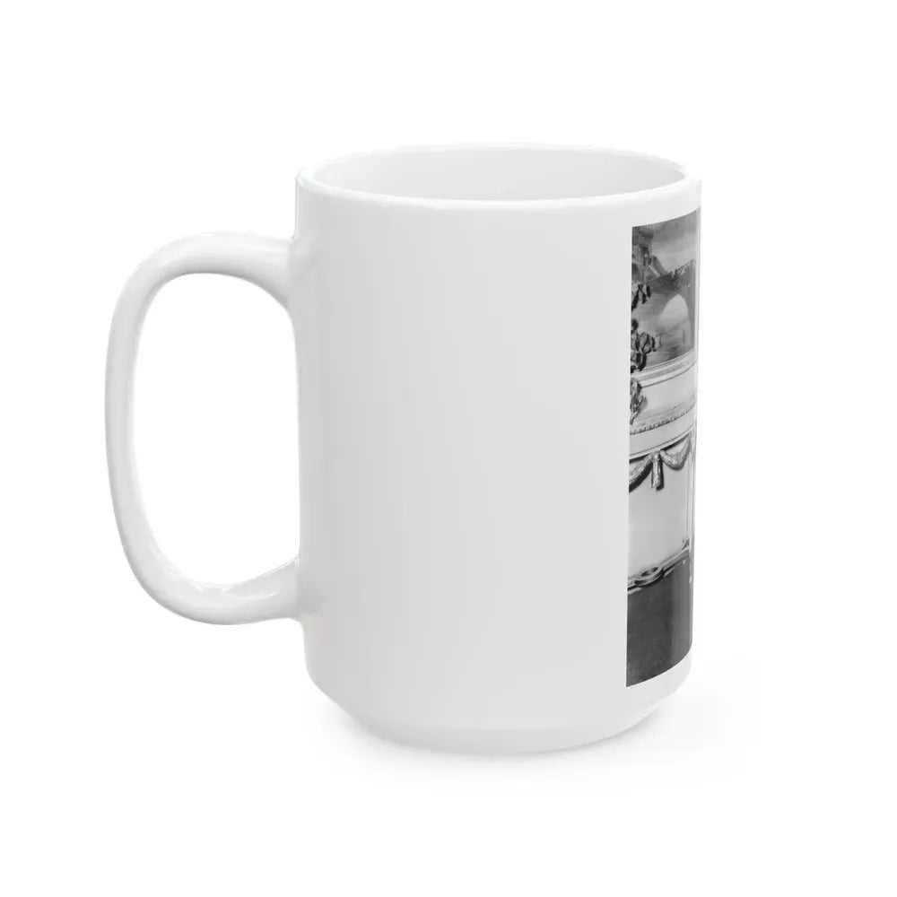 Joan Collins #07 (Vintage Female Icon) White Coffee Mug - Go Mug Yourself