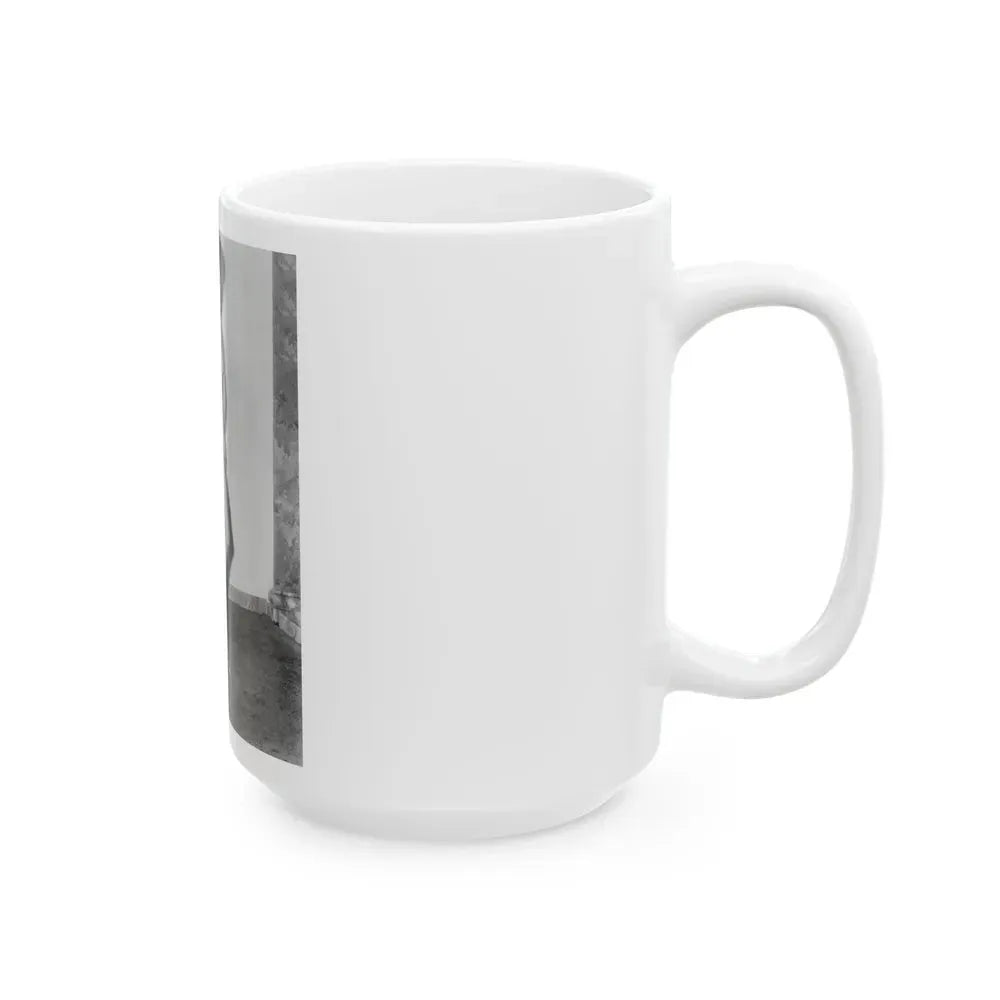Joan Collins #07 (Vintage Female Icon) White Coffee Mug - Go Mug Yourself