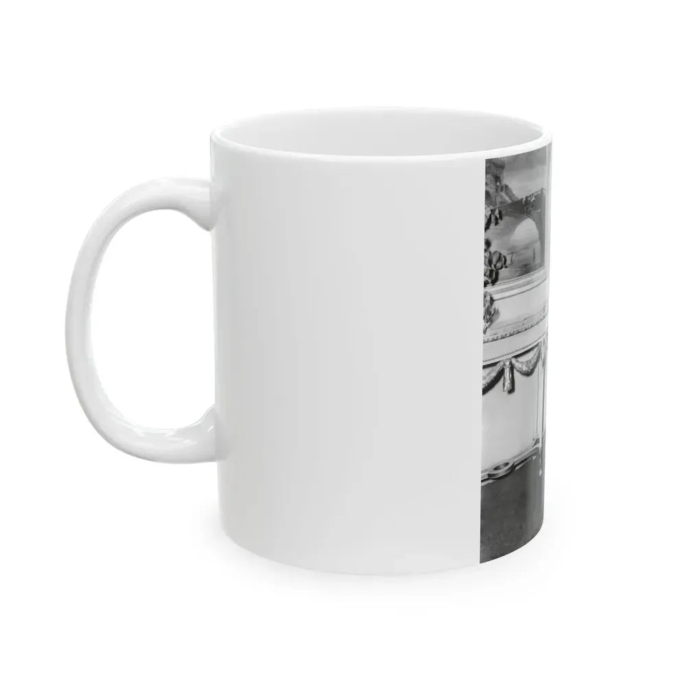 Joan Collins #07 (Vintage Female Icon) White Coffee Mug - Go Mug Yourself