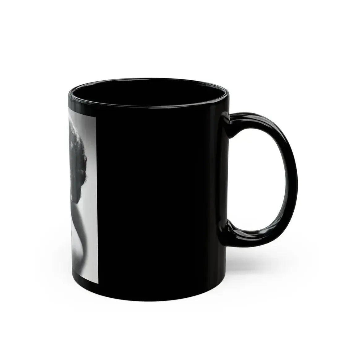Joan Collins #103 (Vintage Female Icon) Black Coffee Mug - Go Mug Yourself