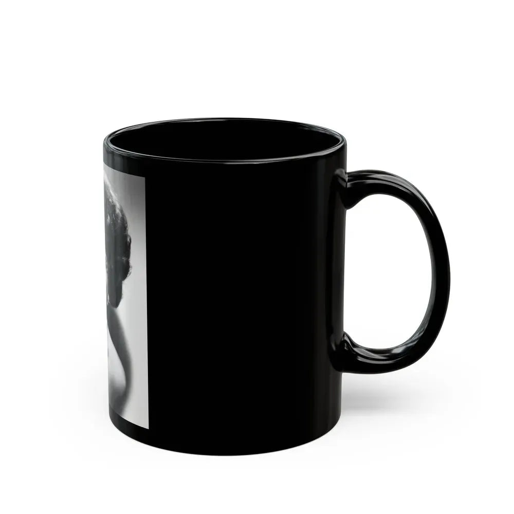 Joan Collins #103 (Vintage Female Icon) Black Coffee Mug - Go Mug Yourself