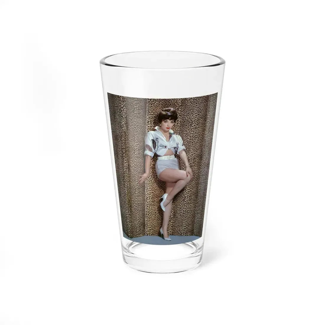 Joan Collins #11 (Vintage Female Icon) Pint Glass 16oz 16oz - Go Mug Yourself
