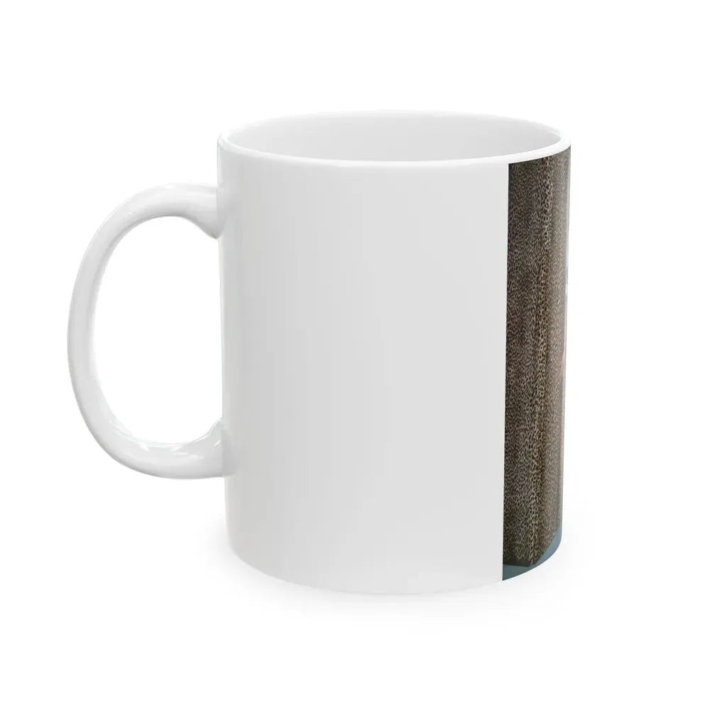 Joan Collins #11 (Vintage Female Icon) White Coffee Mug - Go Mug Yourself