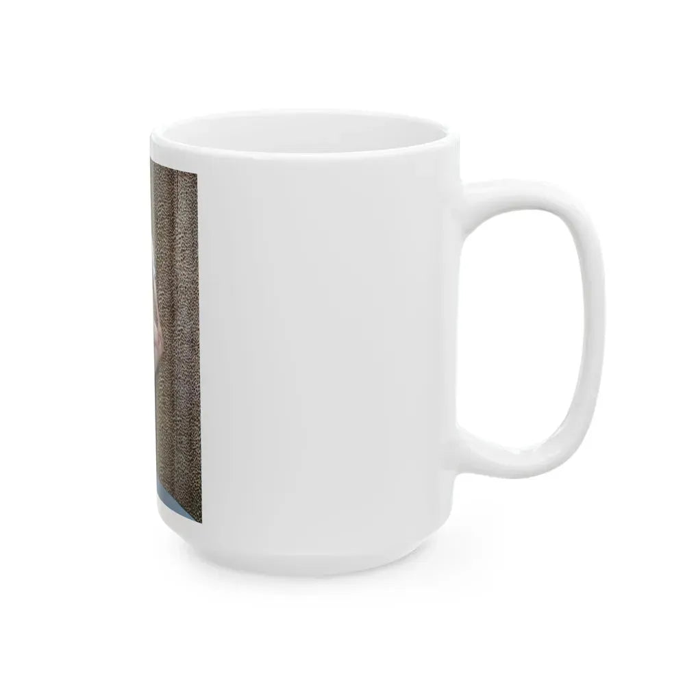 Joan Collins #11 (Vintage Female Icon) White Coffee Mug - Go Mug Yourself