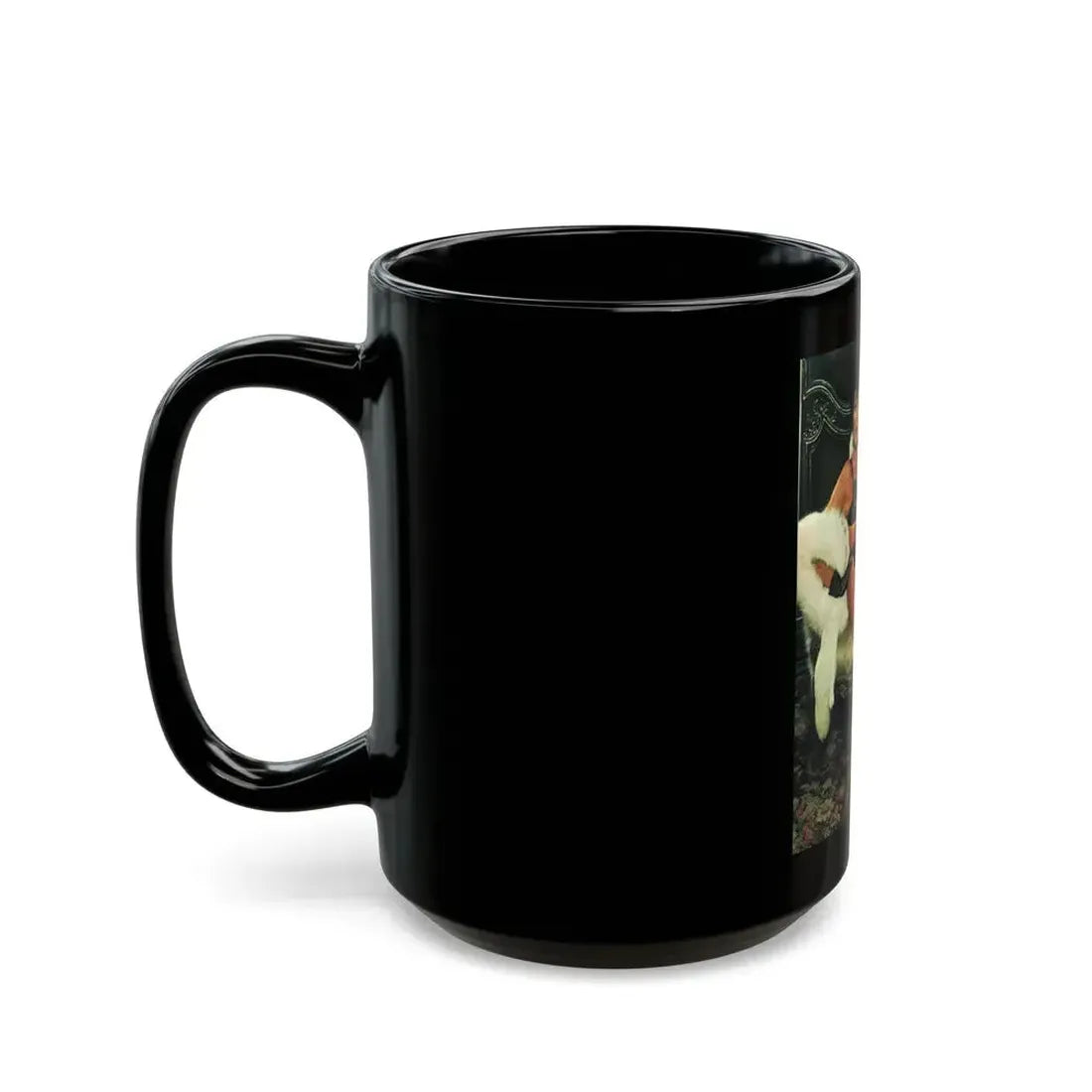 Joan Collins #13 (Vintage Female Icon) Black Coffee Mug - Go Mug Yourself