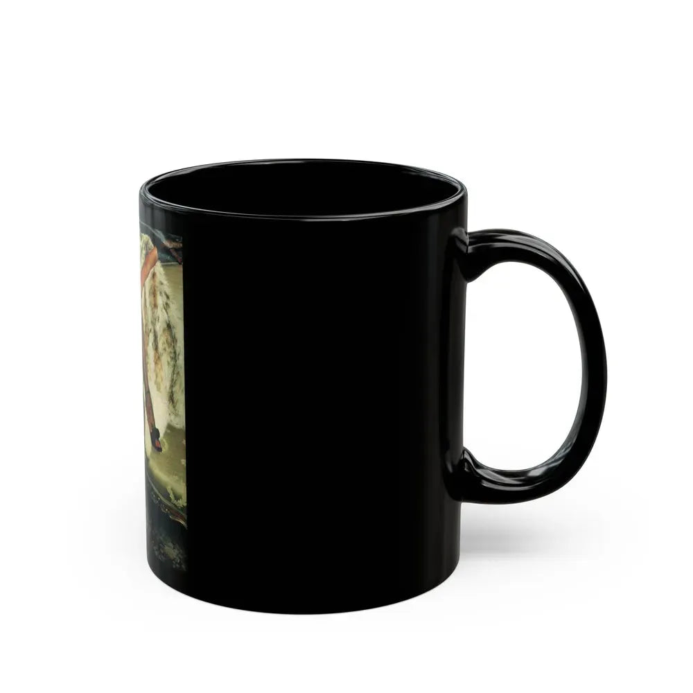 Joan Collins #13 (Vintage Female Icon) Black Coffee Mug - Go Mug Yourself