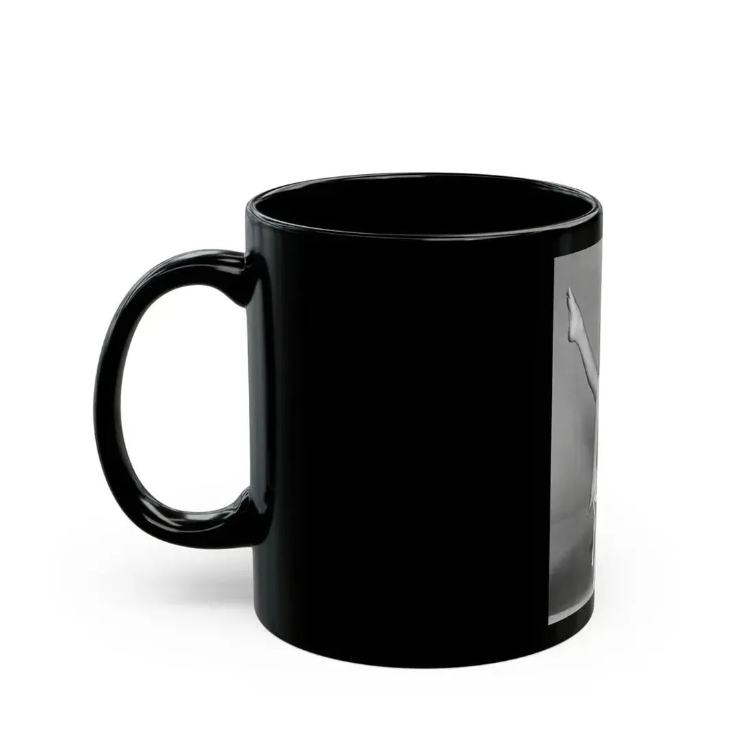 Joan Collins #134 (Vintage Female Icon) Black Coffee Mug - Go Mug Yourself