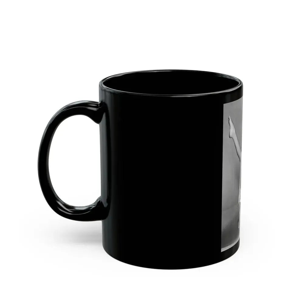 Joan Collins #134 (Vintage Female Icon) Black Coffee Mug - Go Mug Yourself