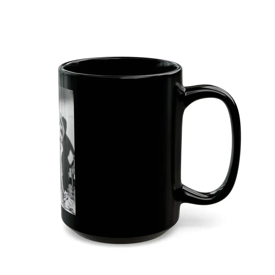Joan Collins #16 (Vintage Female Icon) Black Coffee Mug - Go Mug Yourself