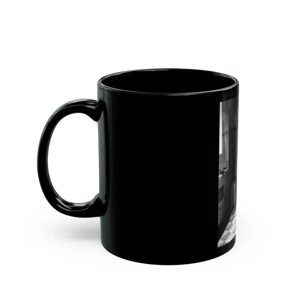 Joan Collins #16 (Vintage Female Icon) Black Coffee Mug - Go Mug Yourself