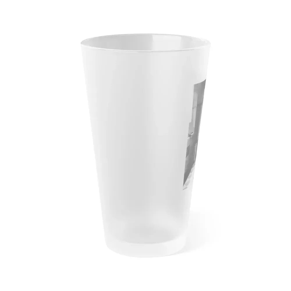 Joan Collins #16 (Vintage Female Icon) Frosted Pint Glass 16oz - Go Mug Yourself