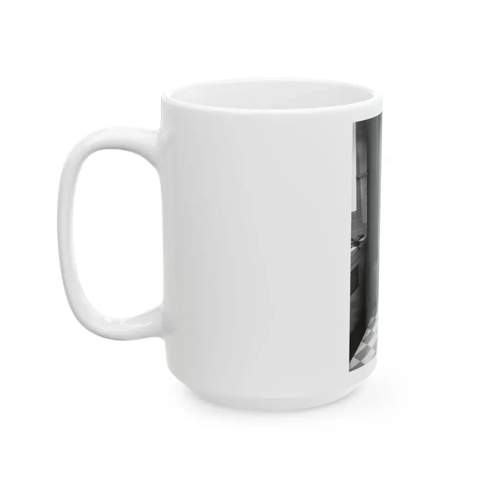 Joan Collins #16 (Vintage Female Icon) White Coffee Mug - Go Mug Yourself