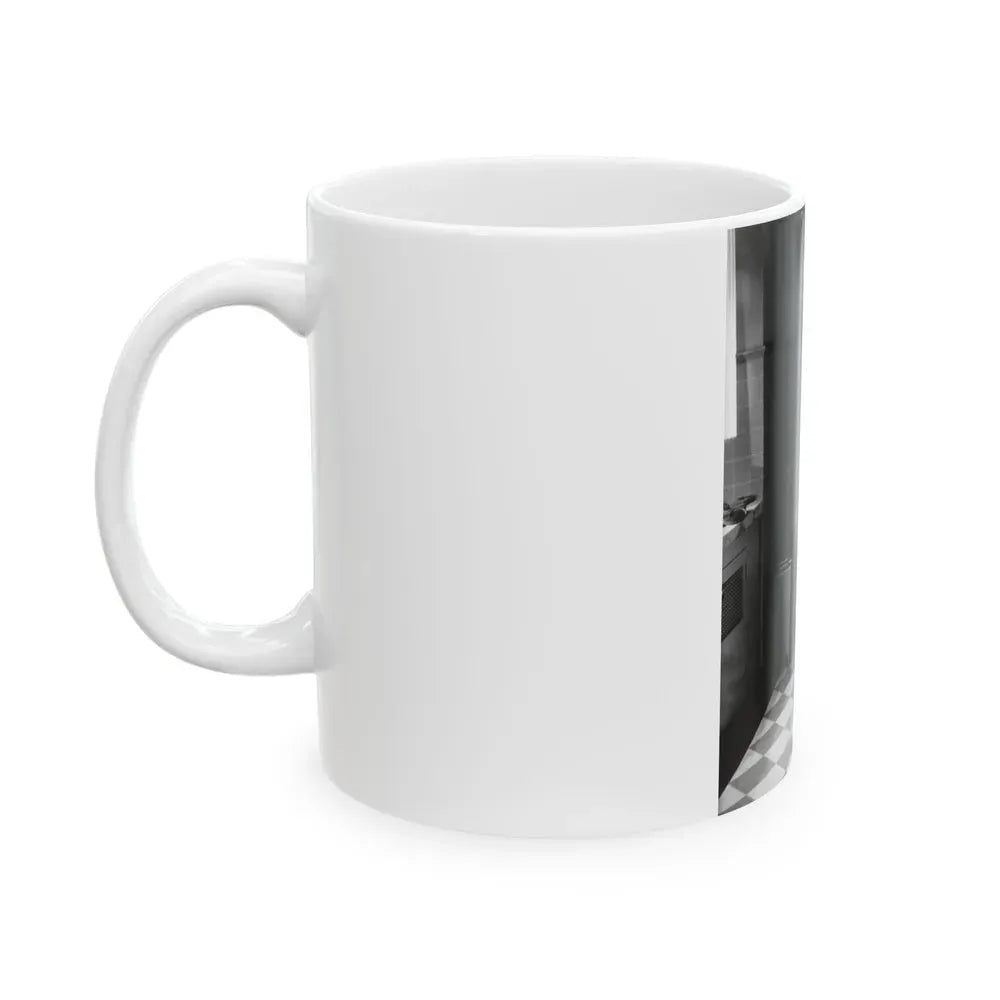 Joan Collins #16 (Vintage Female Icon) White Coffee Mug - Go Mug Yourself
