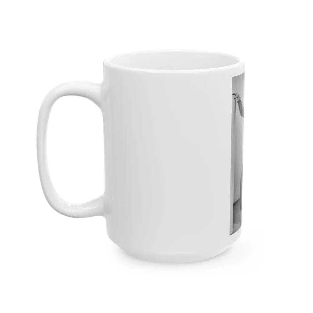 Joan Collins #18 (Vintage Female Icon) White Coffee Mug - Go Mug Yourself