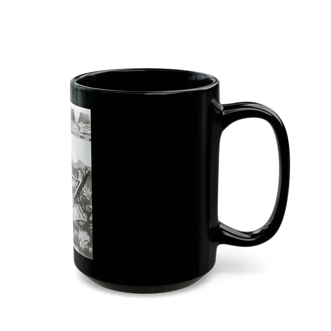 Joan Collins #20 (Vintage Female Icon) Black Coffee Mug - Go Mug Yourself