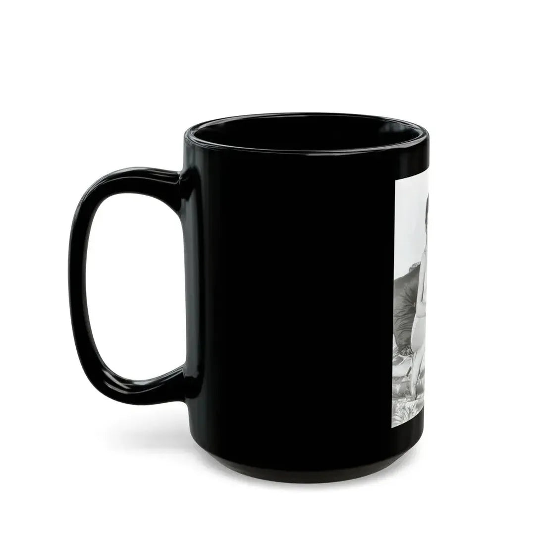 Joan Collins #20 (Vintage Female Icon) Black Coffee Mug - Go Mug Yourself