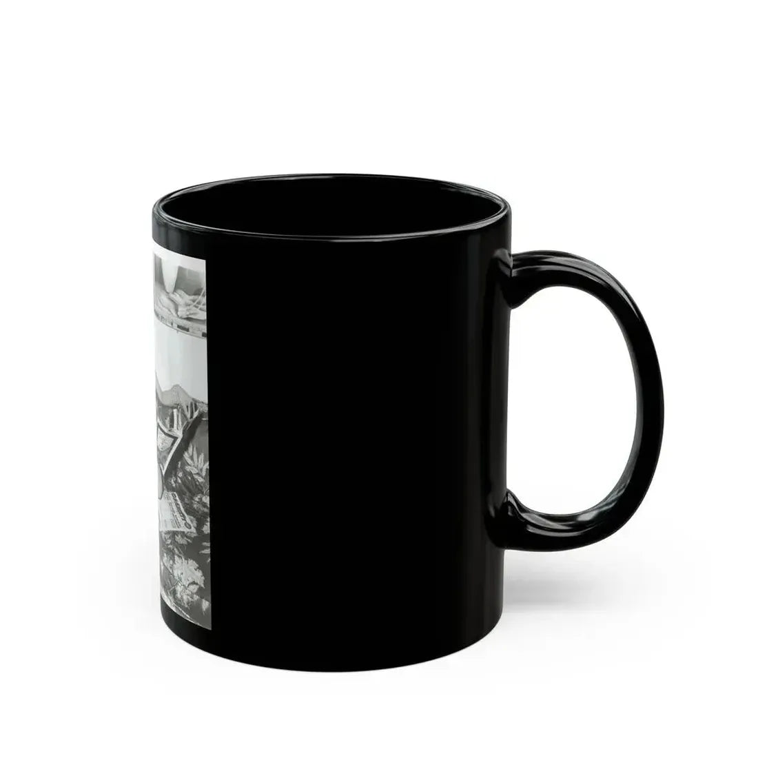 Joan Collins #20 (Vintage Female Icon) Black Coffee Mug - Go Mug Yourself