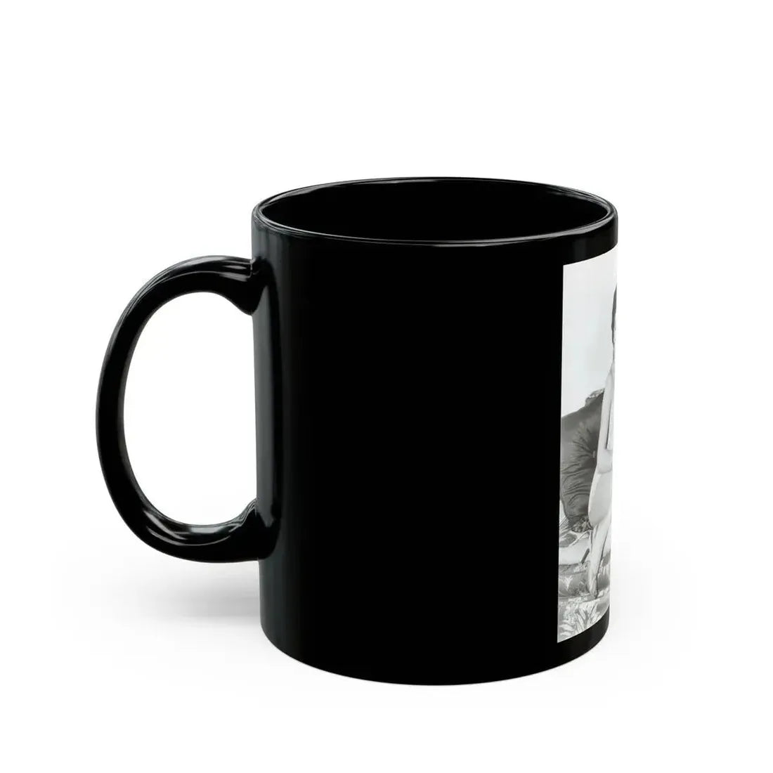 Joan Collins #20 (Vintage Female Icon) Black Coffee Mug - Go Mug Yourself