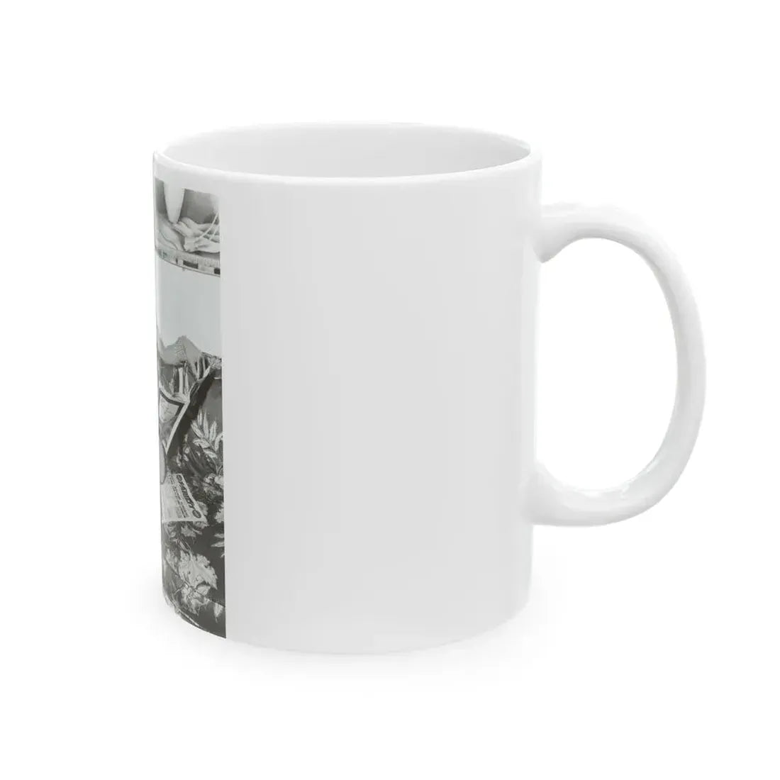 Joan Collins #20 (Vintage Female Icon) White Coffee Mug - Go Mug Yourself
