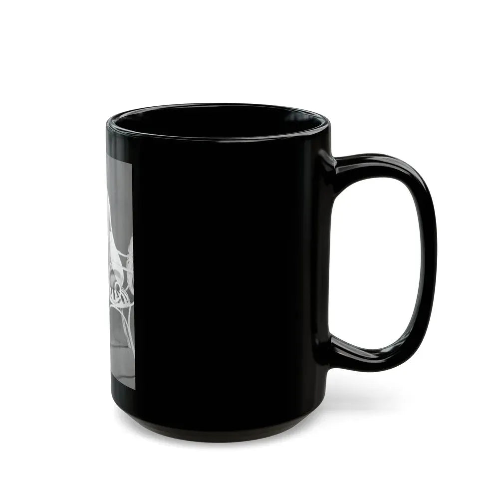 Joan Collins #23 (Vintage Female Icon) Black Coffee Mug - Go Mug Yourself