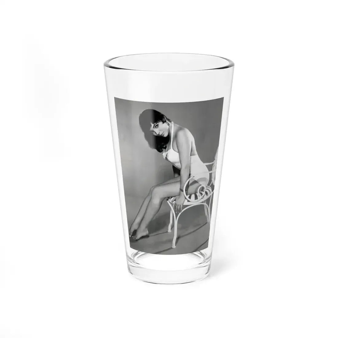Joan Collins #23 (Vintage Female Icon) Pint Glass 16oz 16oz - Go Mug Yourself