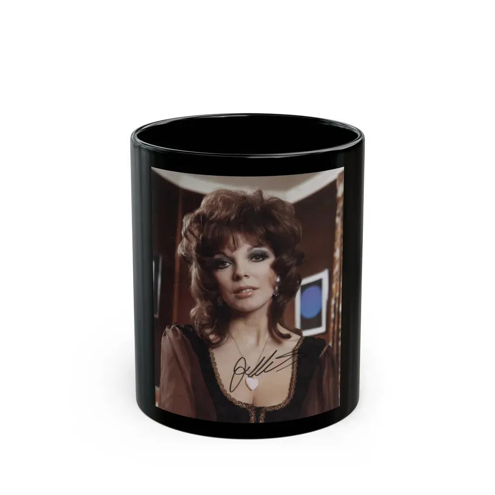 Joan Collins #252 (Vintage Female Icon) Black Coffee Mug 11oz - Go Mug Yourself