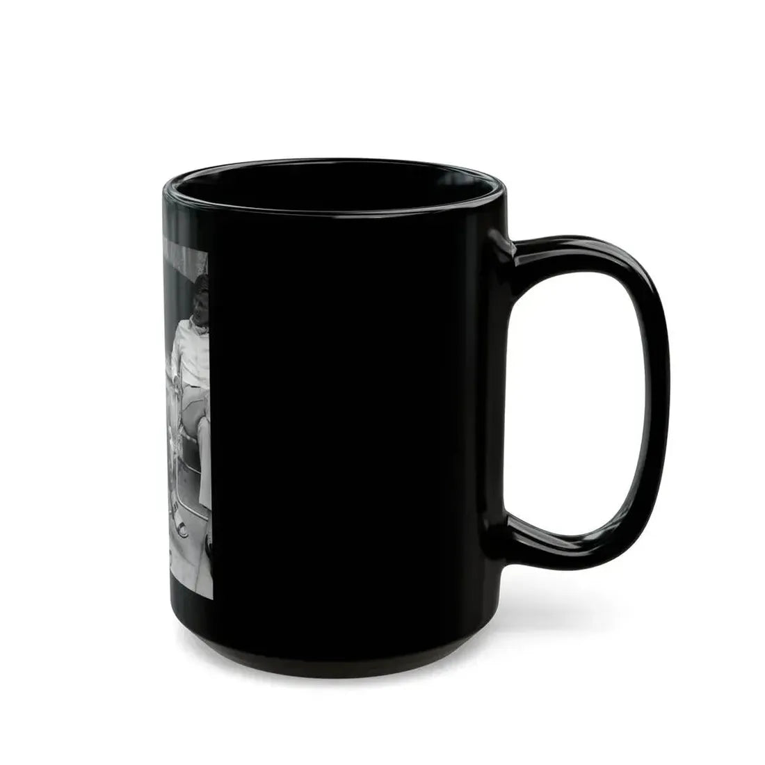 Joan Collins #27 (Vintage Female Icon) Black Coffee Mug - Go Mug Yourself