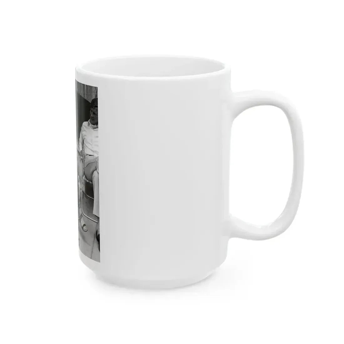 Joan Collins #27 (Vintage Female Icon) White Coffee Mug - Go Mug Yourself