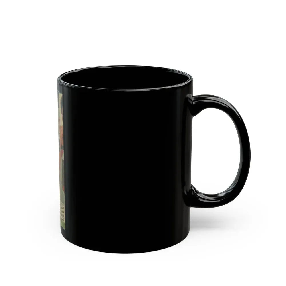 Joan Collins #316 (Vintage Female Icon) Black Coffee Mug - Go Mug Yourself