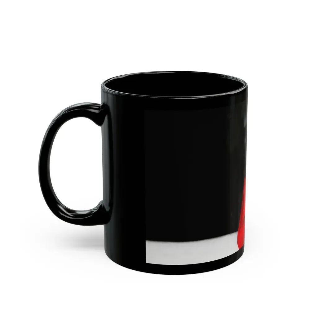 Joan Collins #327 (Vintage Female Icon) Black Coffee Mug - Go Mug Yourself