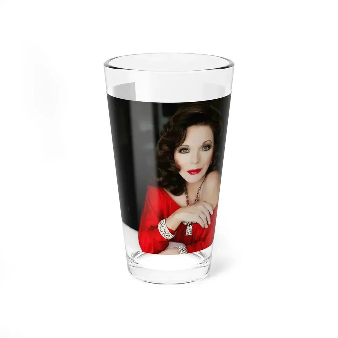 Joan Collins #327 (Vintage Female Icon) Pint Glass 16oz 16oz - Go Mug Yourself