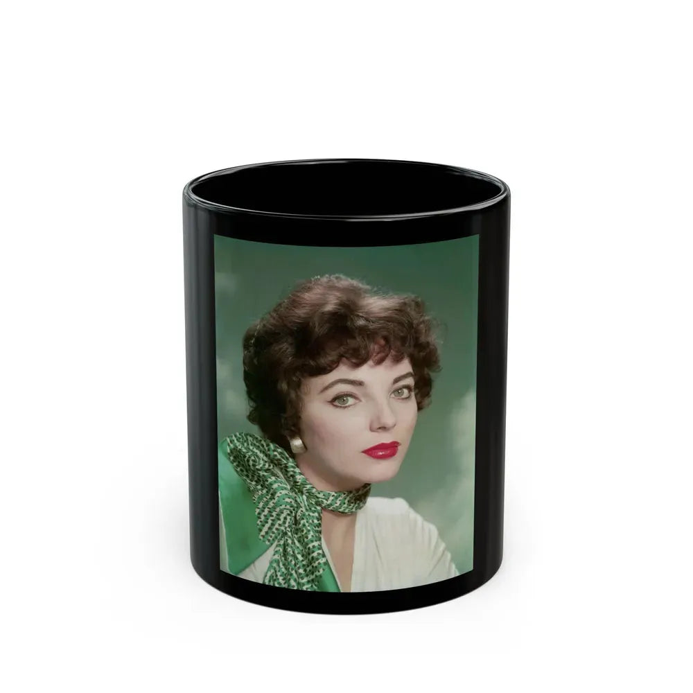 Joan Collins #328 (Vintage Female Icon) Black Coffee Mug 11oz - Go Mug Yourself