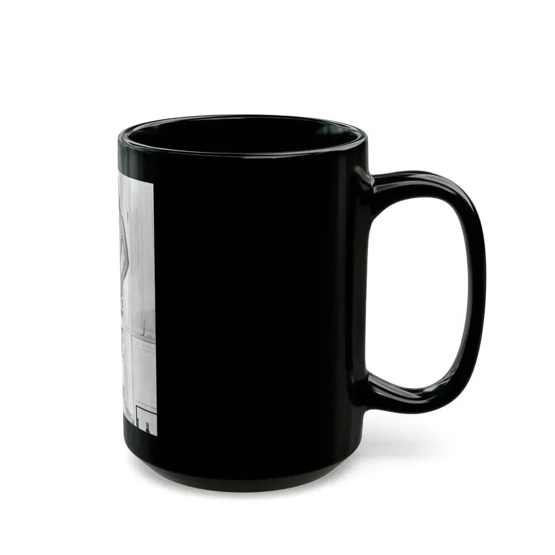 Joan Collins #34 (Vintage Female Icon) Black Coffee Mug - Go Mug Yourself
