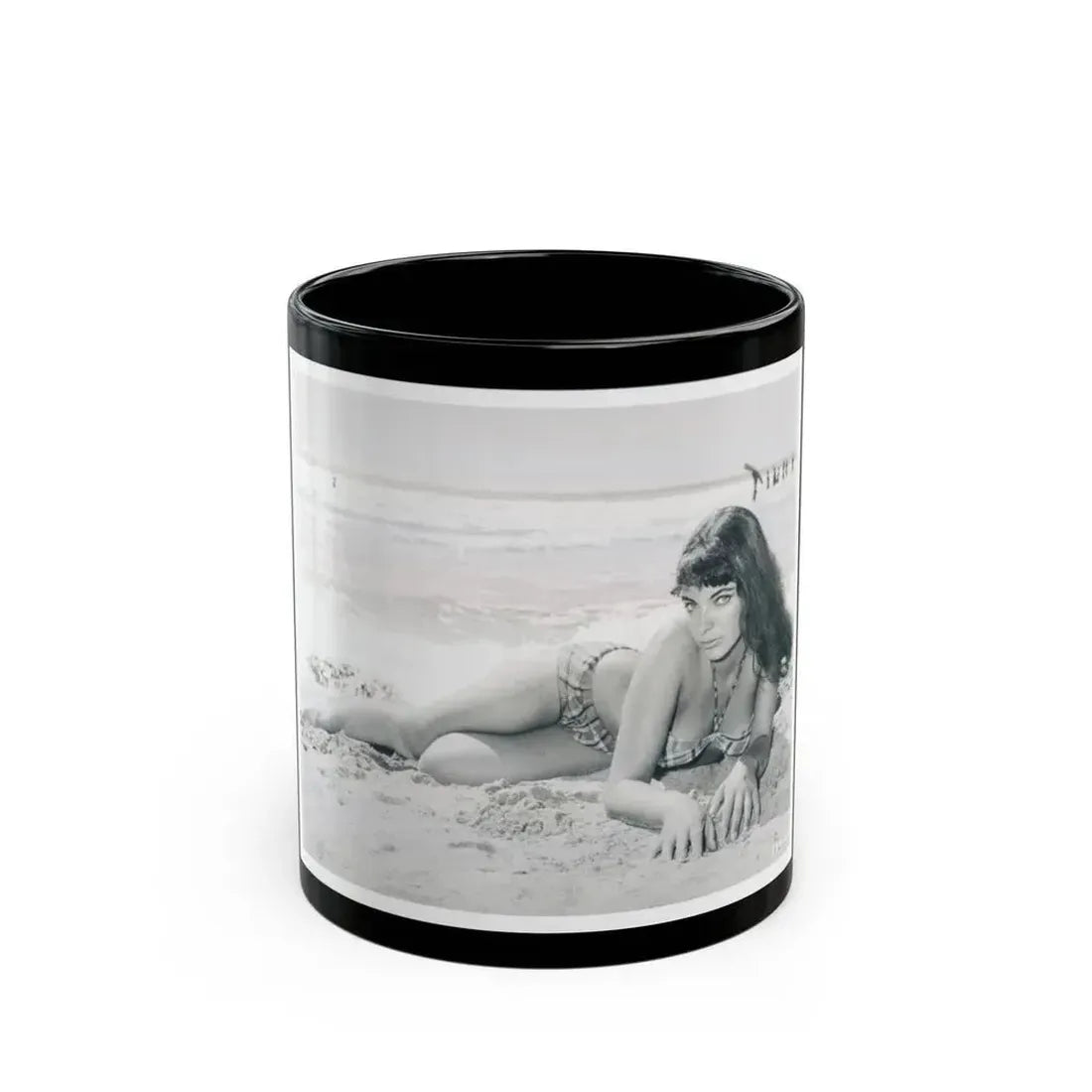 Joan Collins #347 (Vintage Female Icon) Black Coffee Mug 11oz - Go Mug Yourself