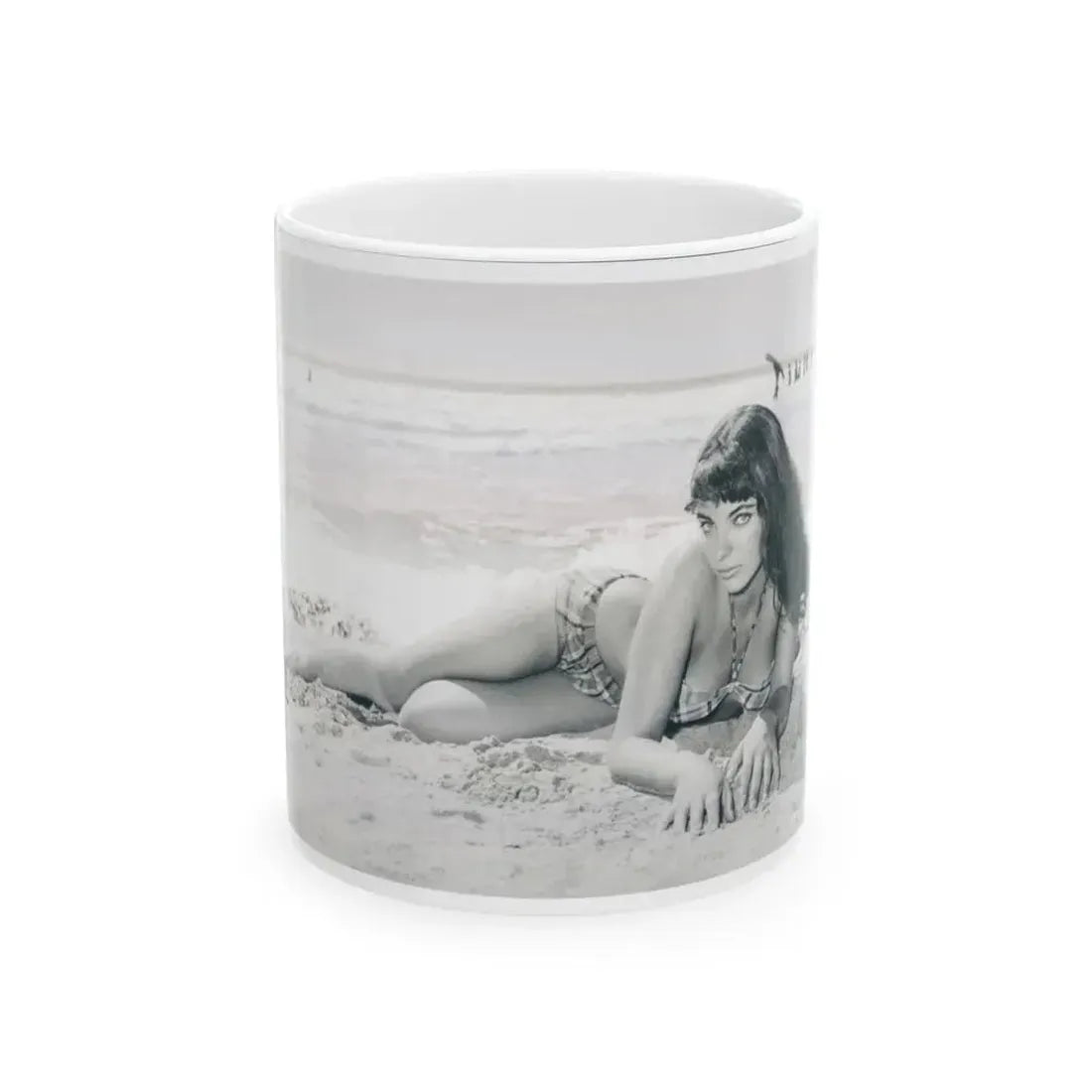 Joan Collins #347 (Vintage Female Icon) White Coffee Mug 11oz - Go Mug Yourself