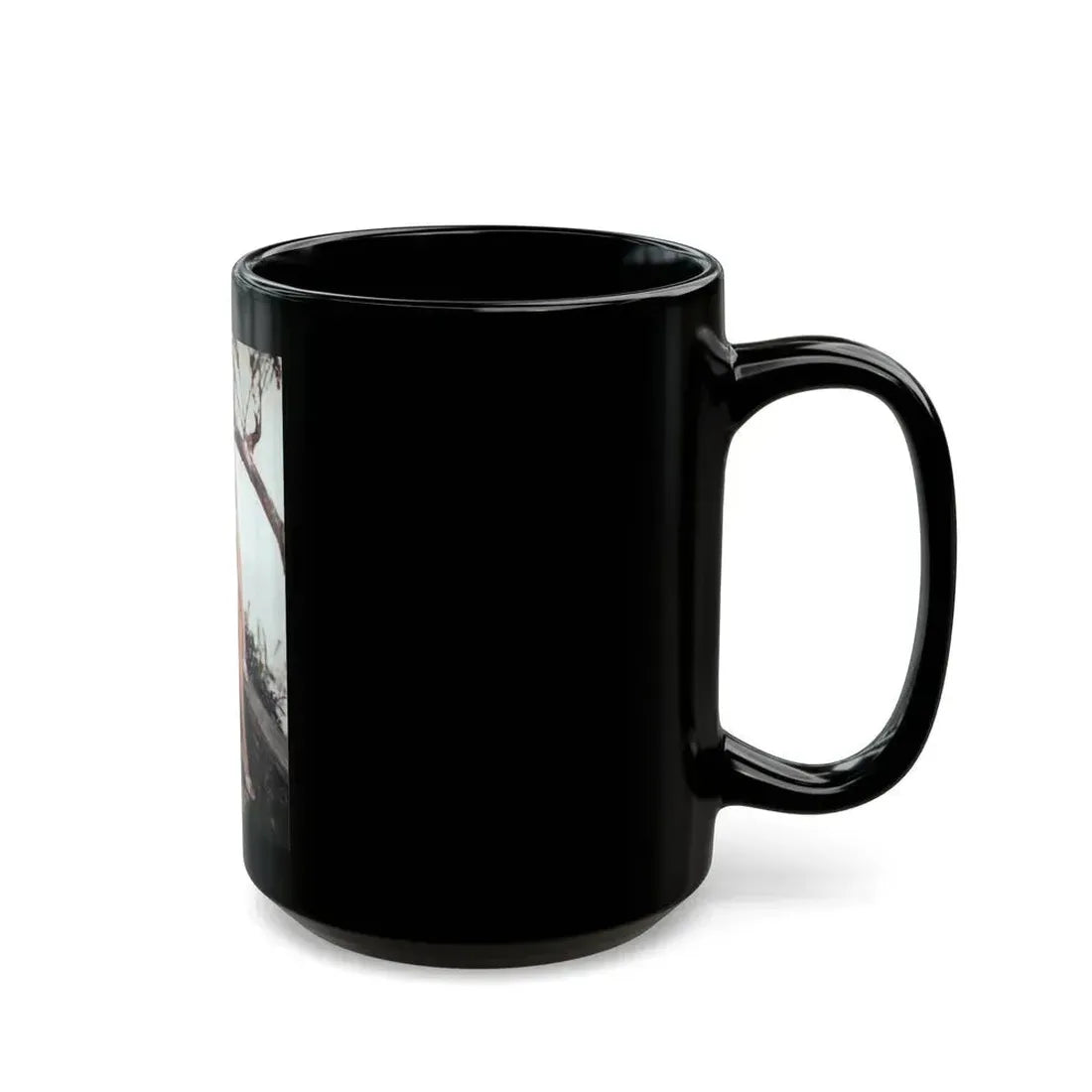Joan Collins #35 (Vintage Female Icon) Black Coffee Mug - Go Mug Yourself
