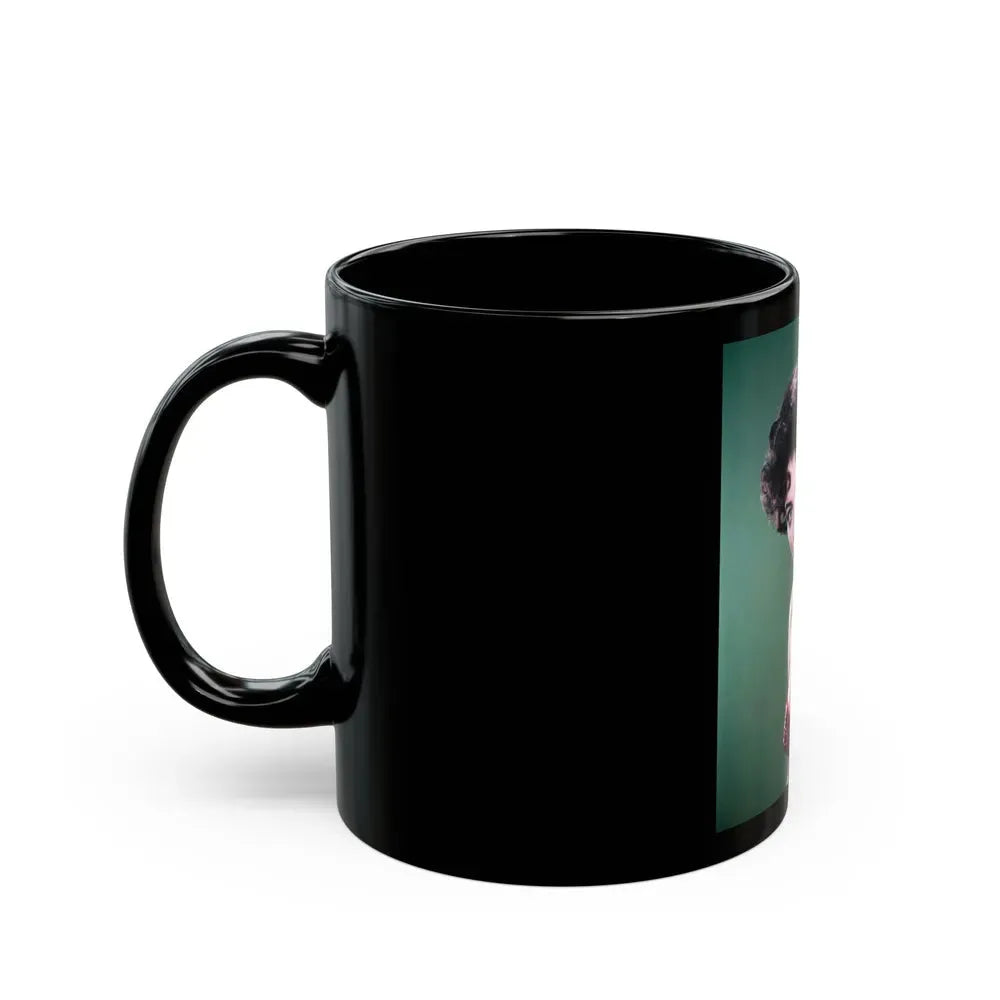 Joan Collins #354 1 (Vintage Female Icon) Black Coffee Mug - Go Mug Yourself