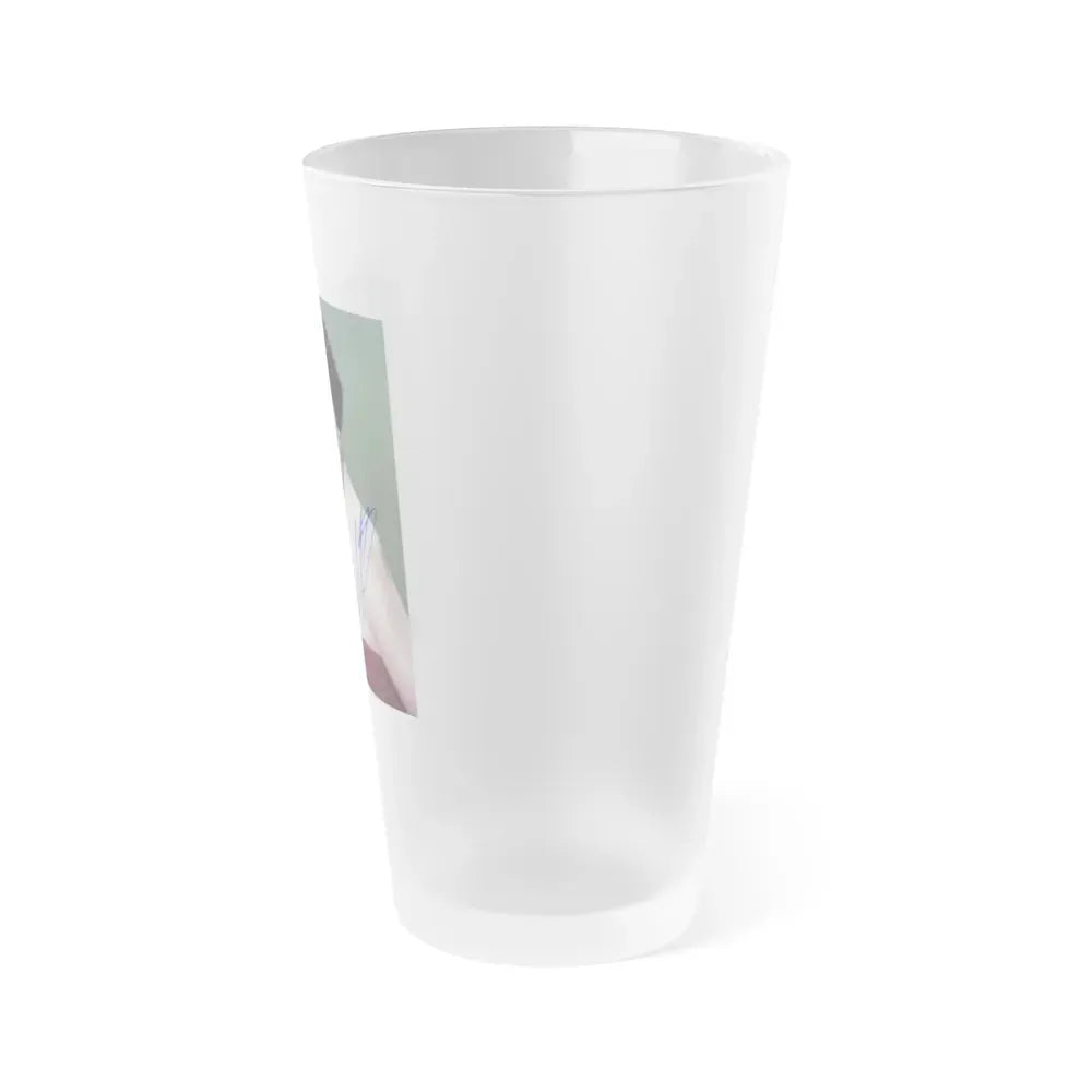 Joan Collins #354 (Vintage Female Icon) Frosted Pint Glass 16oz - Go Mug Yourself