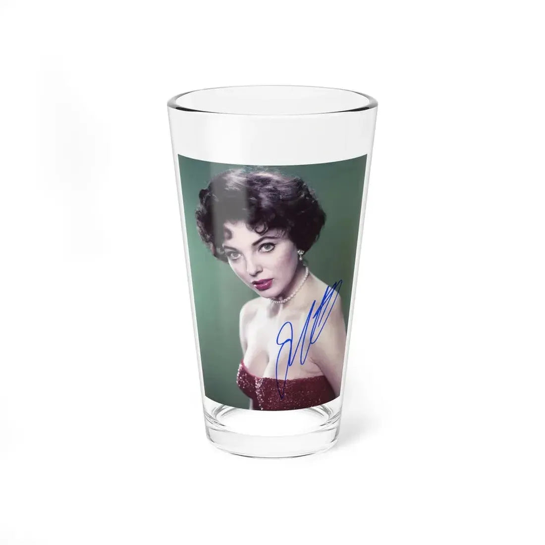 Joan Collins #354 (Vintage Female Icon) Pint Glass 16oz 16oz - Go Mug Yourself