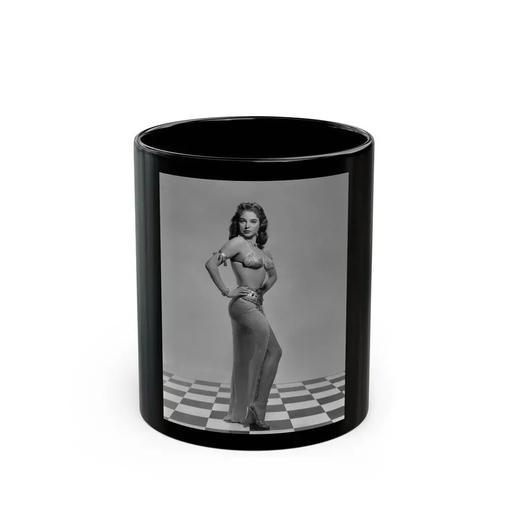 Joan Collins #36 1 (Vintage Female Icon) Black Coffee Mug 11oz - Go Mug Yourself